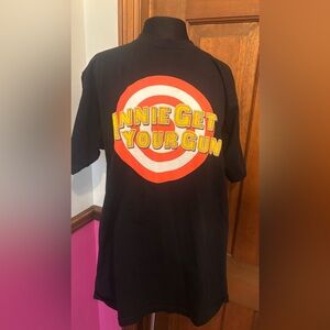 "Annie Get Your Gun" Musical Theatre Black GraphicT-Shirt XL